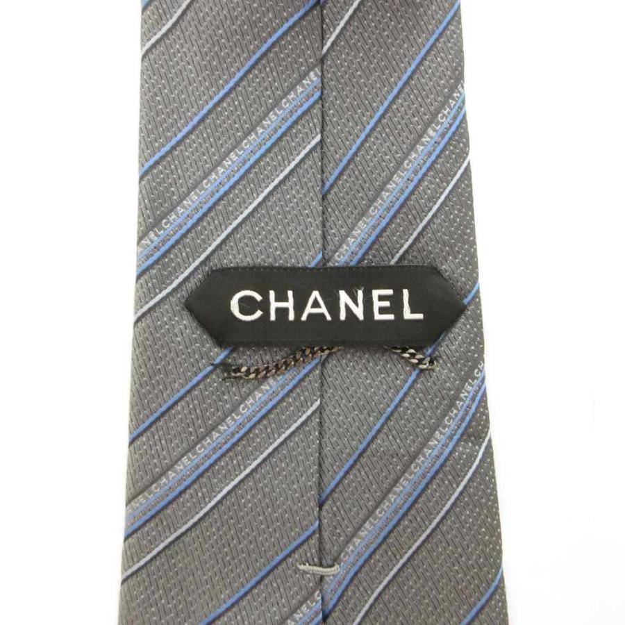CHANEL（シャネル） ネクタイ レギュラータイ レジメンタルストライプ
