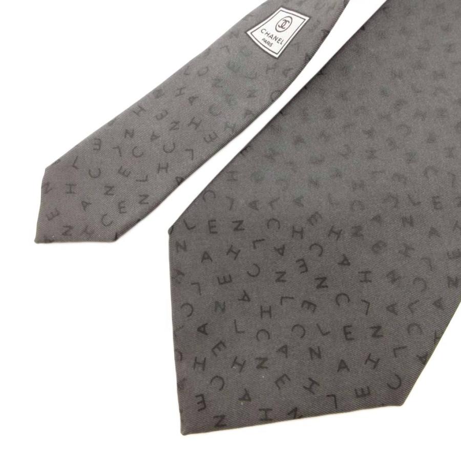 CHANEL（シャネル） レギュラータイ ネクタイ ココマーク 絹 シルク 総
