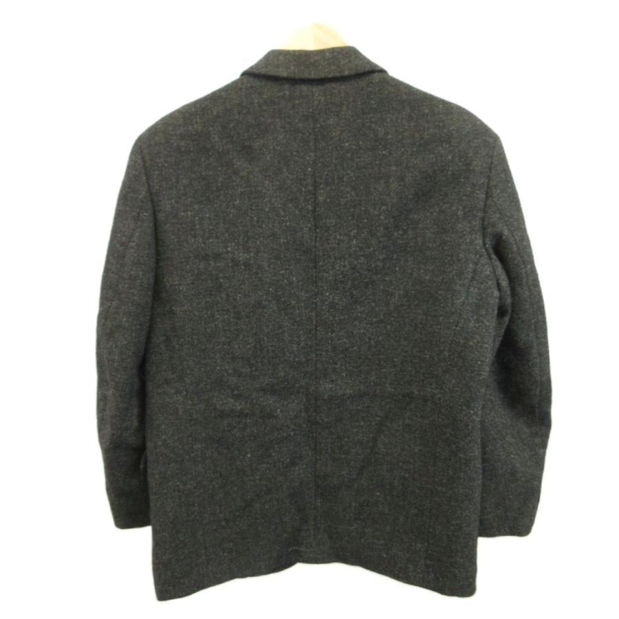 メンズビギ ハリスツイード テーラードジャケット ウール シングル 2B 2 黒 メンズビギ MEN'S BIGI ハリスツイード Harris Tweed テーラード