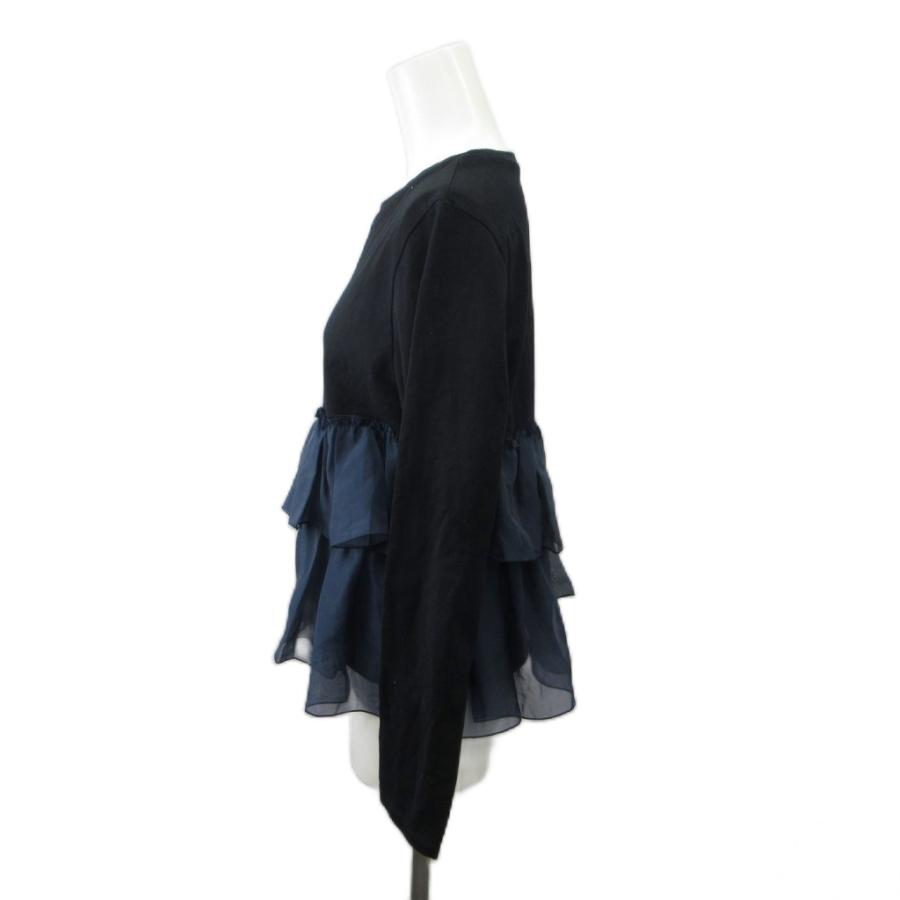ヴィヴィアンタム VIVIENNE TAM カットソー 38 黒 ブラック 紺