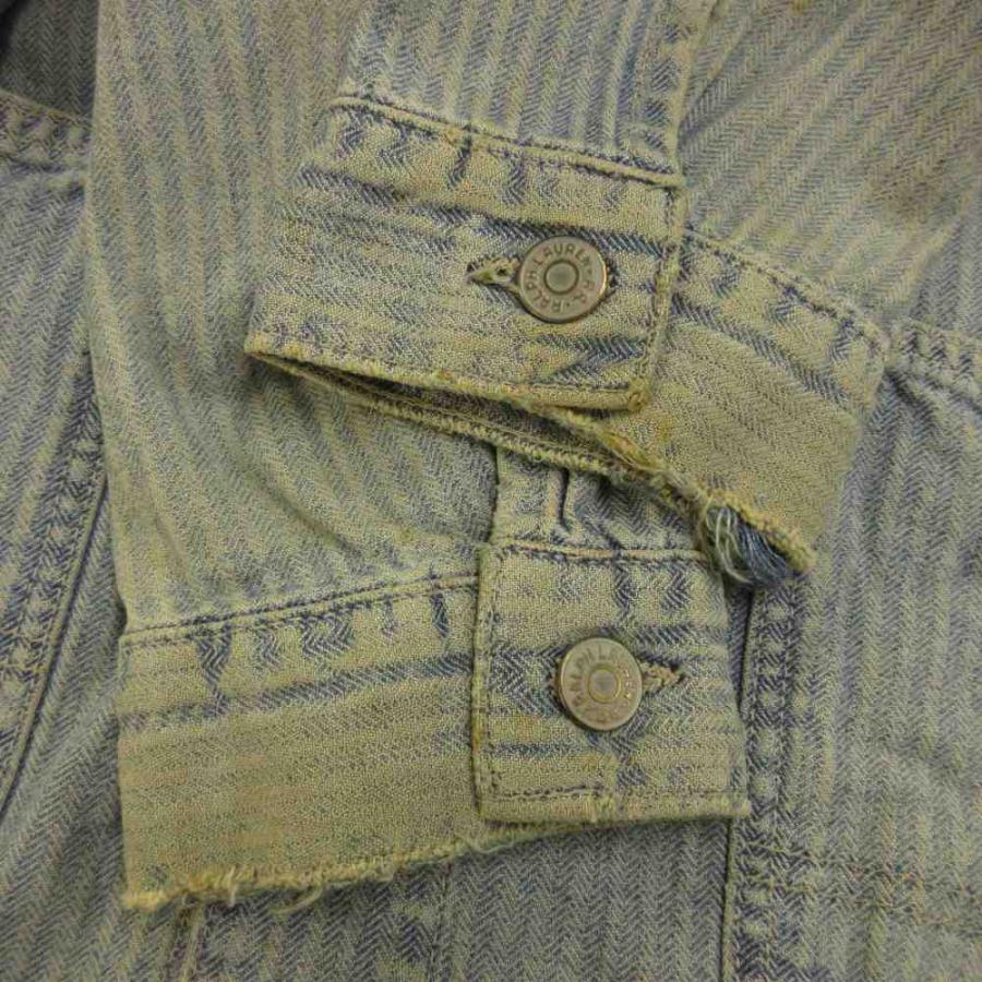 ダブルアールエル RRL 90s カバーオール デニムジャケット 上着 S 青