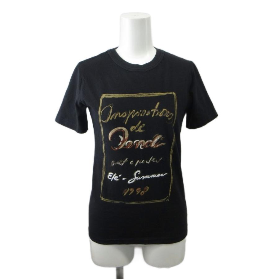 FENDI（フェンディ） 半袖Tシャツ 40 黒 ブラック ロゴ 半袖 /SH