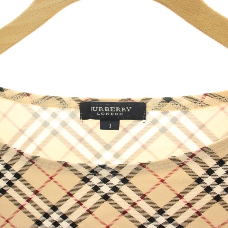バーバリー ロンドン BURBERRY LONDON カットソー 七分袖 ノバチェック