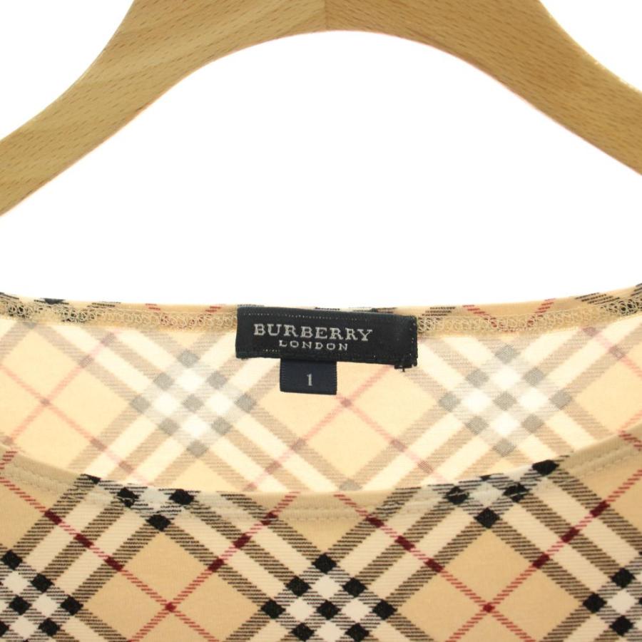 バーバリー ロンドン BURBERRY LONDON カットソー 七分袖 ノバチェック
