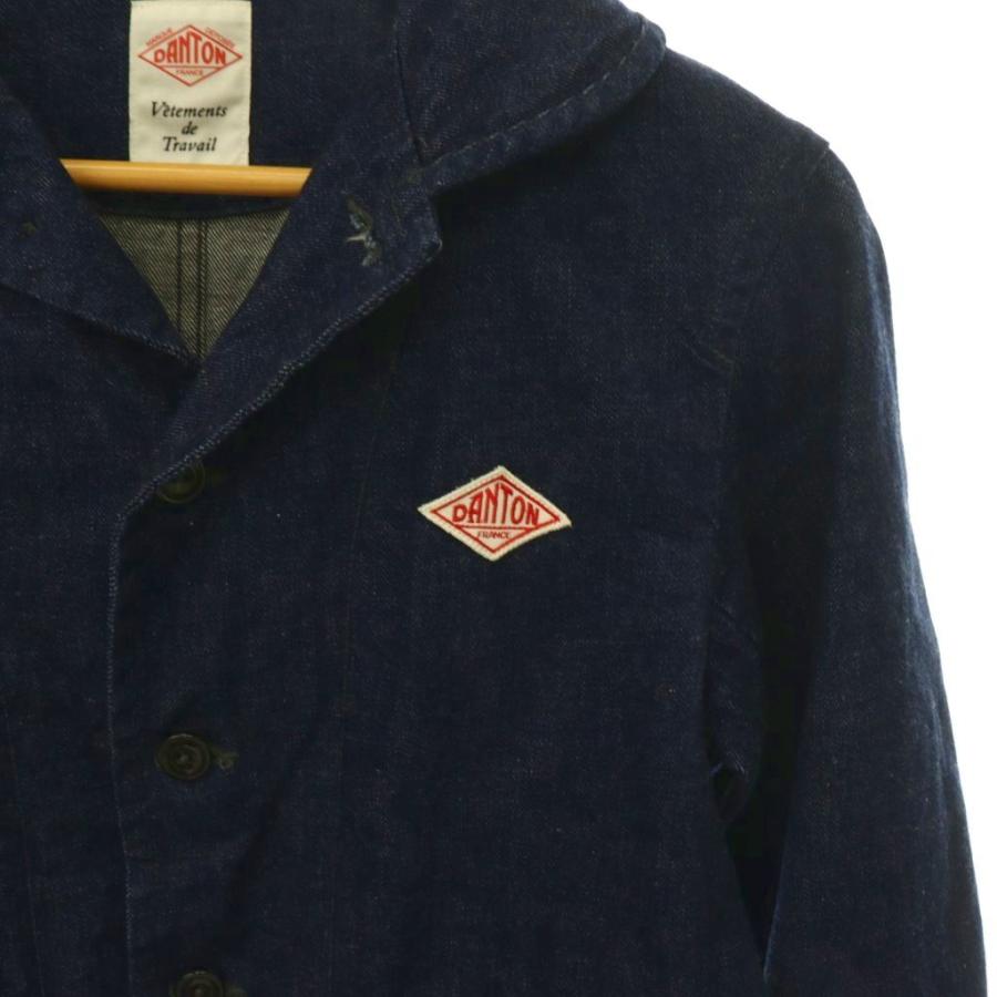 Danton　デニムカバーオールジャケット ダントン DANTON デニムジャケット Gジャン カバーオール 36