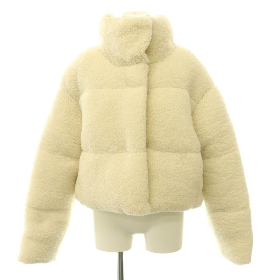 ZARA（ザラ） ボアジャケット 中綿 スタンドカラー ジップアップ 