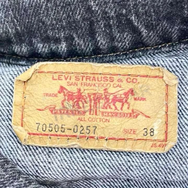 Levi's（リーバイス） Levi's 70505-0257 先染めブラック 4th デニム