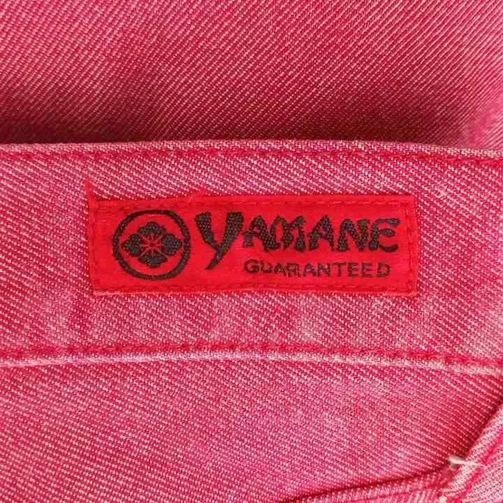 EVISU エヴィス デニムパンツ レッド34✖️36 EVISU（エヴィス） デニム ジーンズ 36 赤 レッド 無地 ストレート