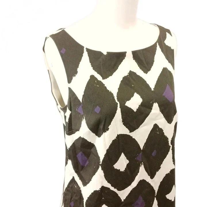 Max Mara（マックスマーラ） ワンピース 白 ホワイト 黒 ブラック 紫
