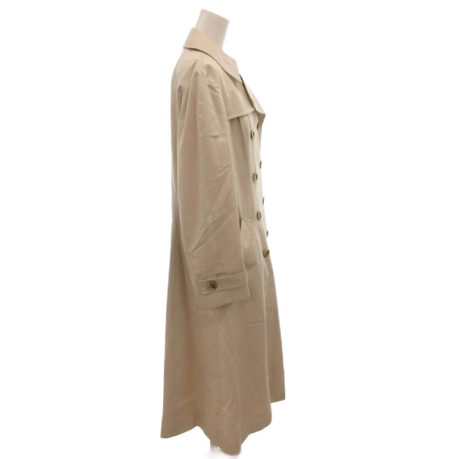 アクアスキュータム　ロングトレンチコート　ライナー　クラブチェック　ベージュ アクアスキュータム AQUASCUTUM トレンチコート ダブル ベルト ロング