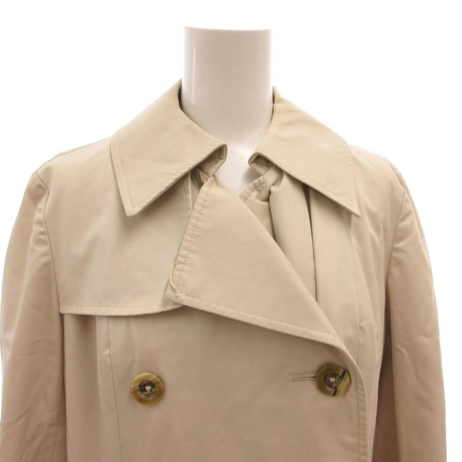 アクアスキュータム AQUASCUTUM トレンチコート ダブル ベルト ロング