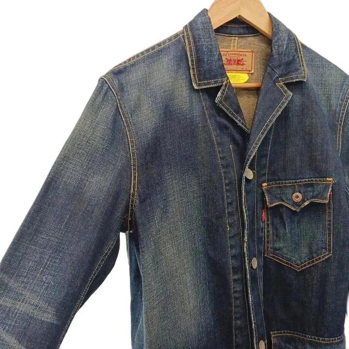 Levi's（リーバイス） デニムカバーオール ジャケット ポケット L 紺