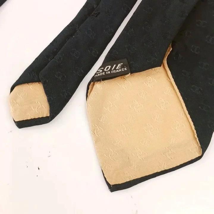 CHANEL（シャネル） ネクタイ 絹 シルク レギュラータイ ココマーク 総