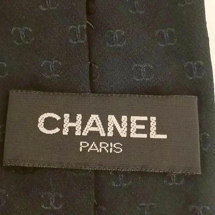 CHANEL（シャネル） ネクタイ 絹 シルク レギュラータイ ココマーク 総