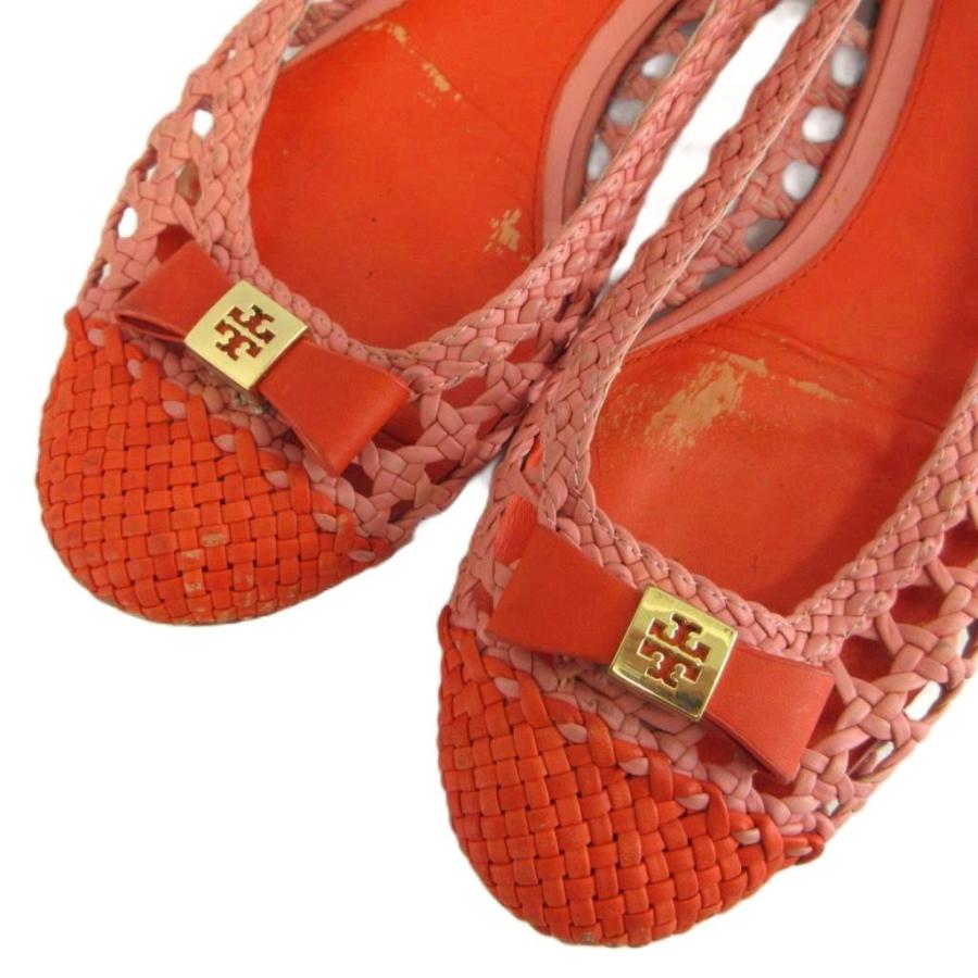 TORY BURCH（トリーバーチ） TORY BURCH Carlyle Woven Ballet Flats