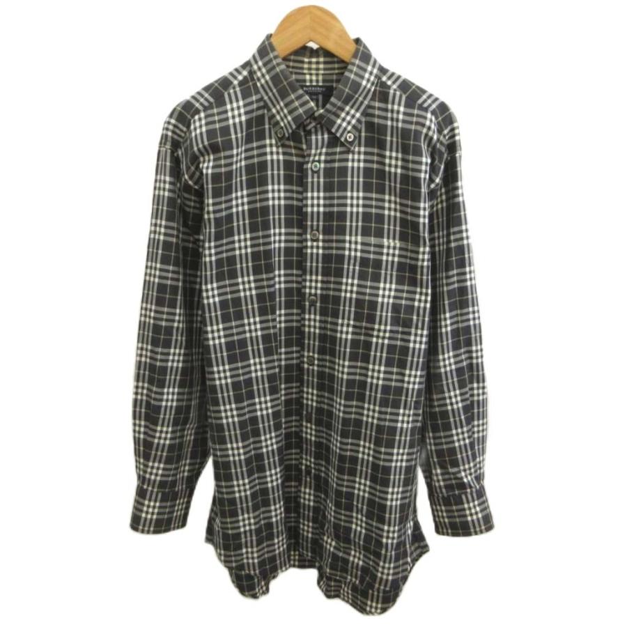 バーバリー ロンドン BURBERRY LONDON ボタンダウンシャツ チェック柄 