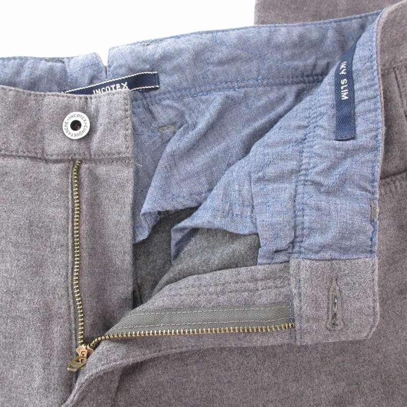 INCOTEX スラックス グレー 32Size INCOTEX グレー スラックス インコ