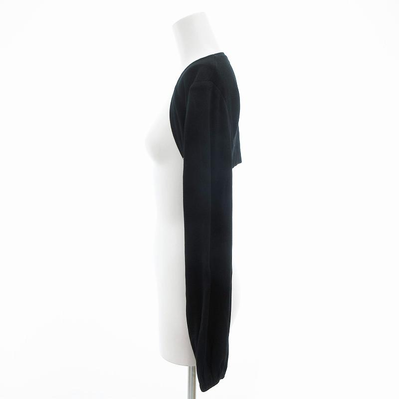 Rene ルネ　黒ボレロ　34 Rene（ルネ） Rene Basic ボレロ カーディガン ニット 34 S 黒