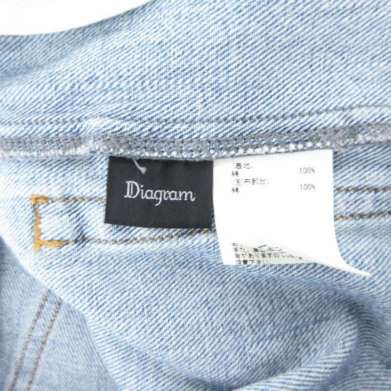 ダイアグラム Diagram 23AW デニムジャケット リメイク風 カット