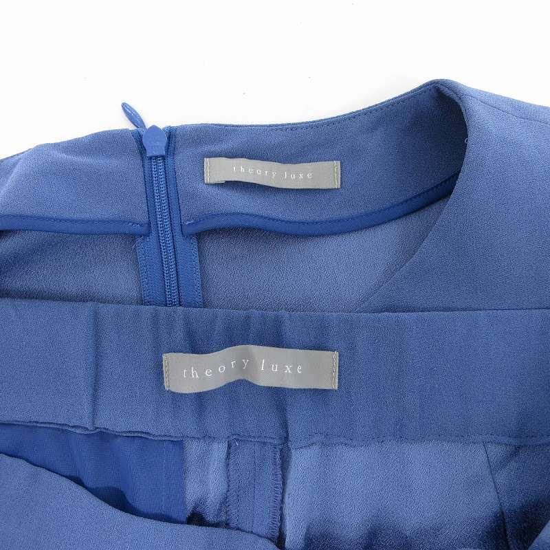 PLST × theory luxe セットアップ ジャケット＆パンツ ネイビー