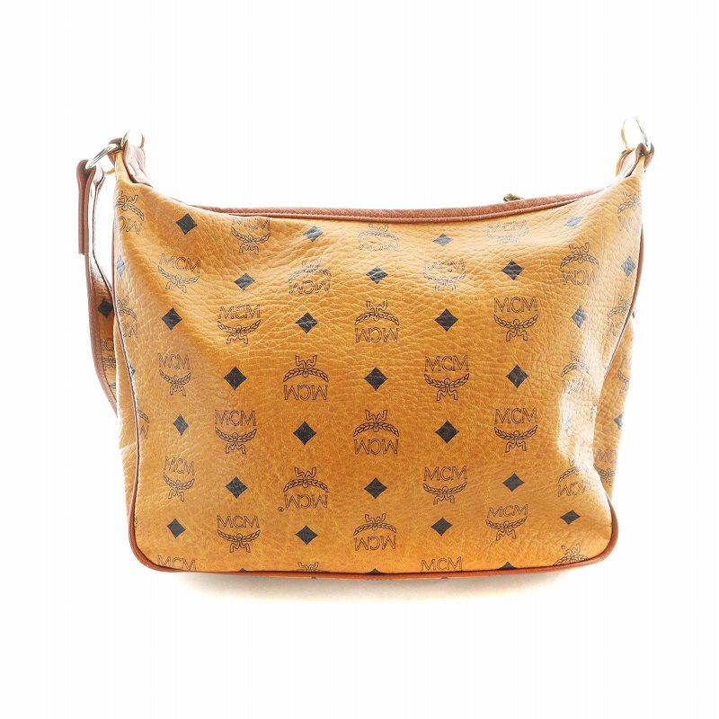 エムシーエム MCM ショルダーバッグ 斜めがけ ヴィセトス レザー ロゴ