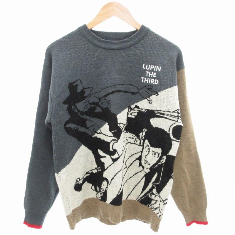 graniph グラニフ ルパン三世 大きいサイズ XL カーディガン 新品 写真28/29｜グラニフ×アニメ「ルパン三世」ルパンVS銭形のニット
