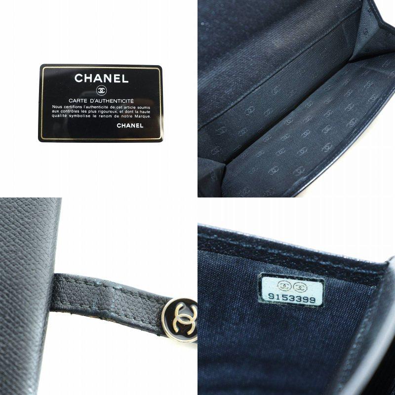 CHANEL・シャネル・長財布・ココマーク・Wホック・黒 CHANEL(シャネル) Wホック ココマークボタン 長財布の買取実績