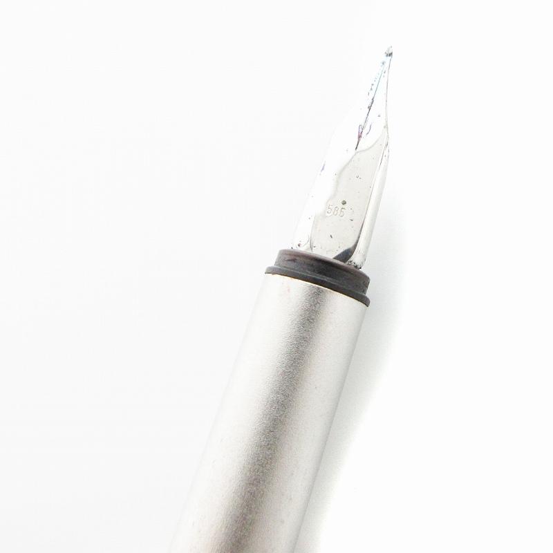 モンブラン　万年筆　585 シルバー モンブラン MONT BLANC ジャンク品 ノブレス 万年筆 筆記具 ペン先 585