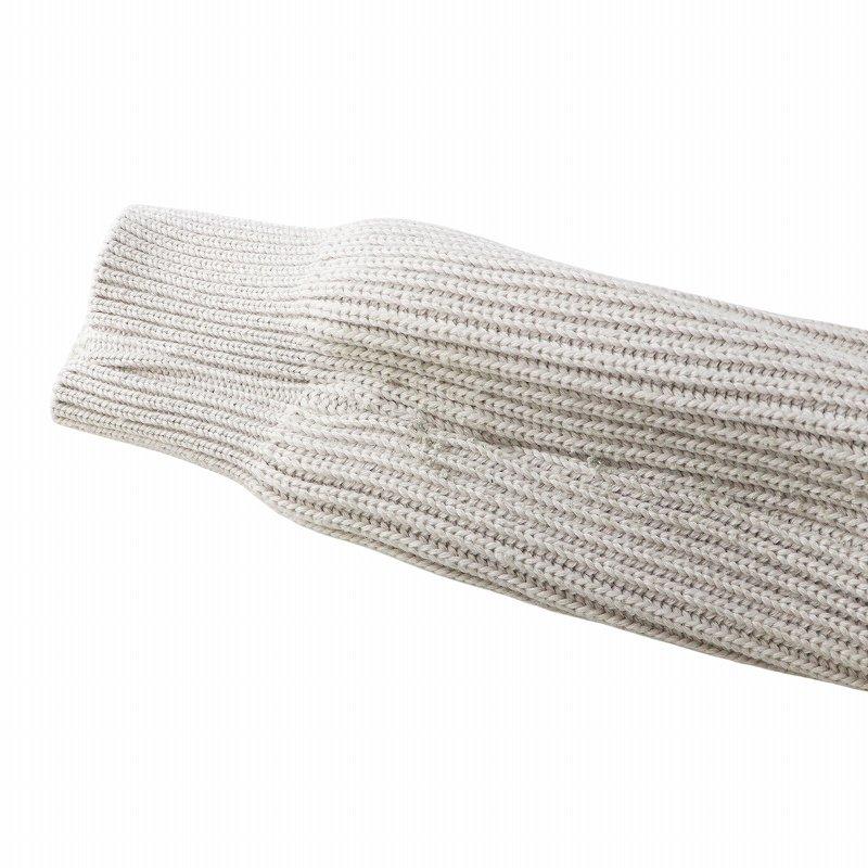 エンメティ EMMETI 異素材切替 ニット ムートン ダウンジャケット 長袖