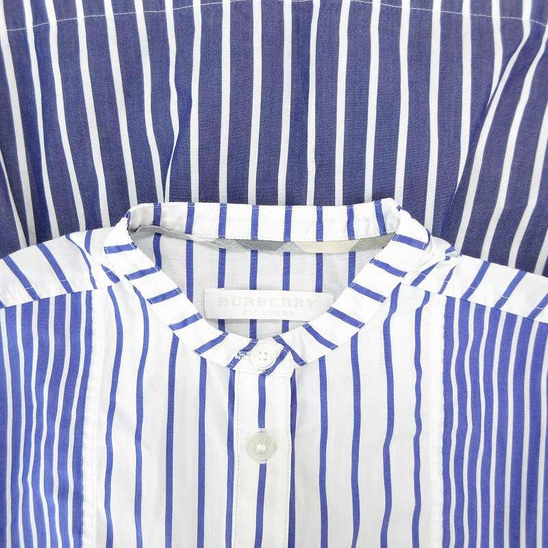 BURBERRY キッズ ストライプ ワンピース BURBERRY 半袖ストライプワンピース 140cm BURBERRY キッズ
