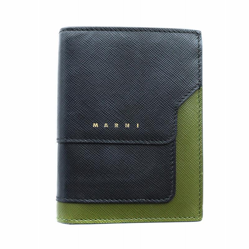 MARNI マルニ BILLFOLD W 二つ折り財布 コンパクトウォレット レザー  