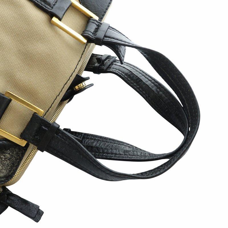 Chloe クロエ CHLOE ハンドバッグ タグ付き トート キャンバス