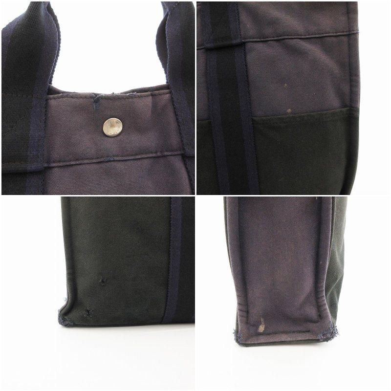 HERMES エルメス フールトゥ MM ハンドバッグ トート キャンバス