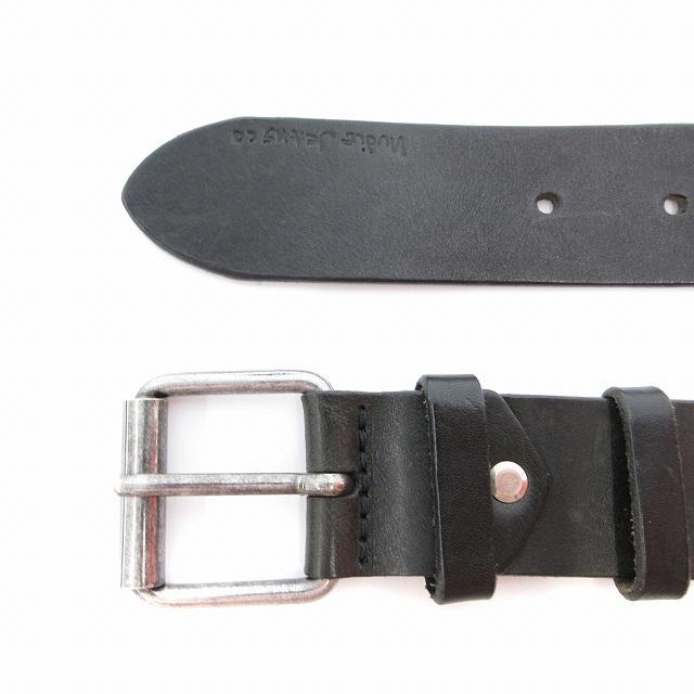 ヌーディージーンズ nudie jeans ベルト レザー 黒 ブラック /AE