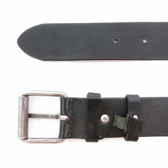 ヌーディージーンズ nudie jeans ベルト レザー 黒 ブラック /AE