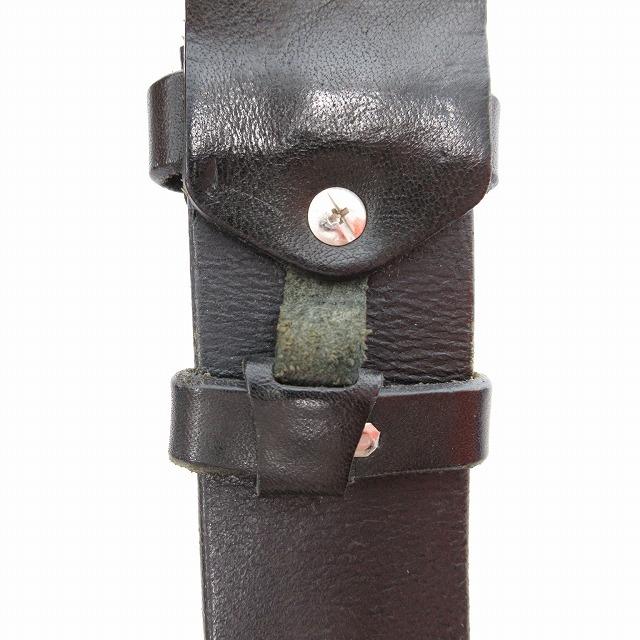 ヌーディージーンズ nudie jeans ベルト レザー 黒 ブラック /AE