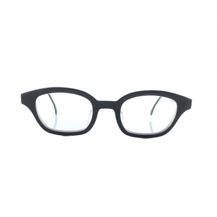 白山眼鏡店 スモールスコット メガネ めがね ロゴ 黒縁 ウェリントン