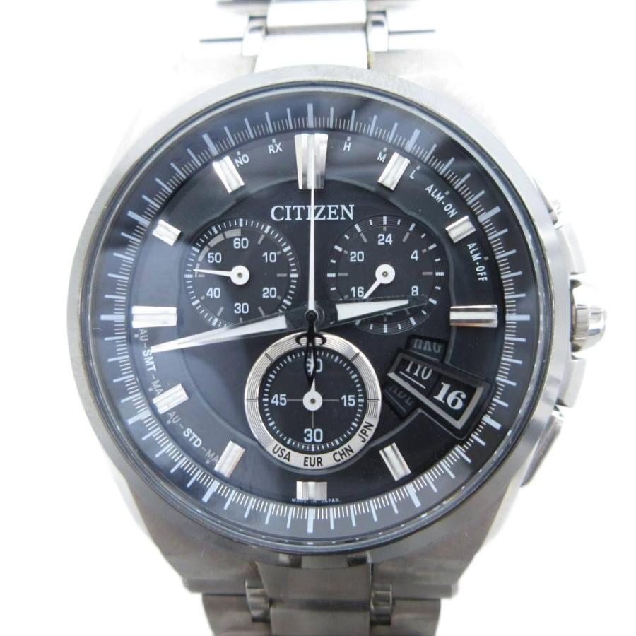 CITIZEN アテッサ クロノグラフ H610-T018068 エコドライブ シチズン CITIZEN 腕時計 エコドライブ アテッサ クロノグラフ チタン