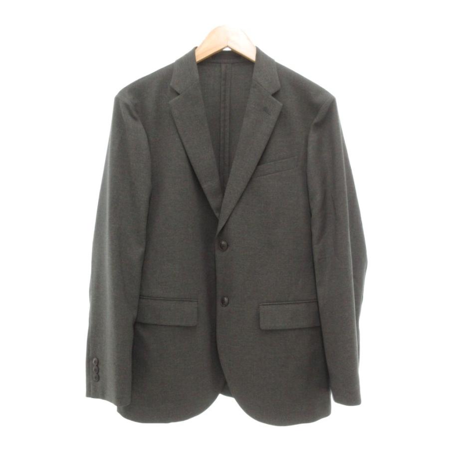 UNIQLO ダークグレー テーラードジャケット M ユニクロ UNIQLO 感動ジャケット ウルトラライト スリムフィット