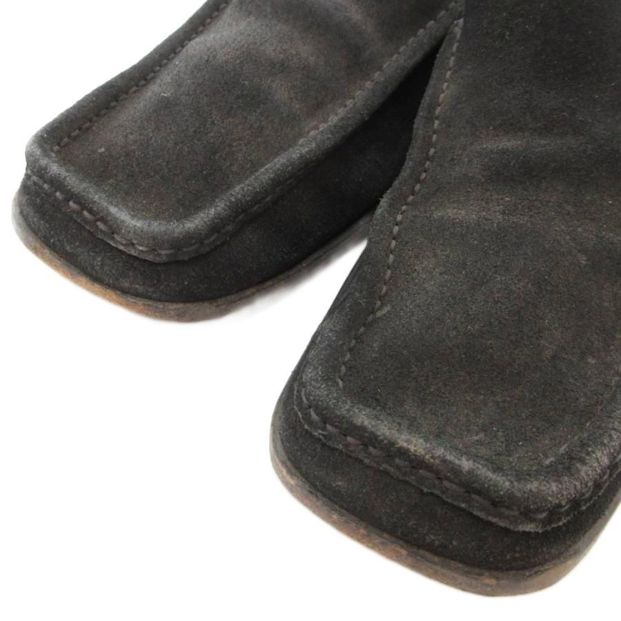 GUCCI グッチ ローファー スリッポン スクエアトゥ スエード 43 28cm