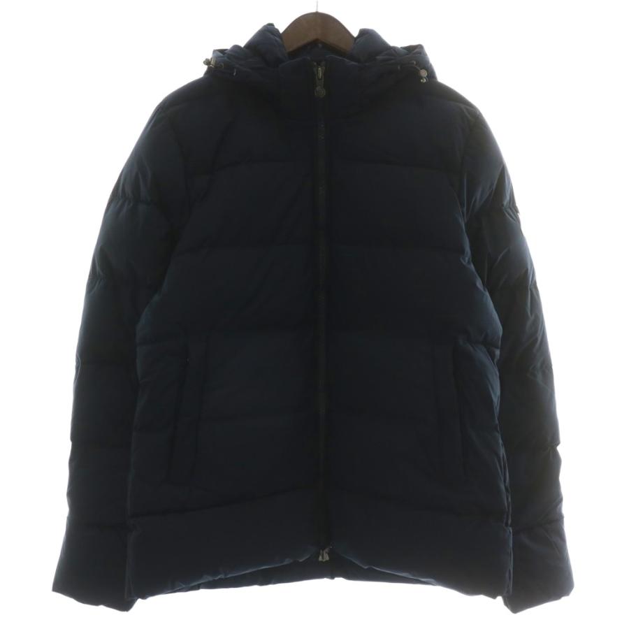 【中古】未使用品 ピレネックス Pyrenex SPOUTNIC MINI RIPSTOP ダウンジャケット アウター フード ジップアップ L 紺 未使用品 ピレネックス Pyrenex SPOUTNIC MINI RIPSTOP ダウン