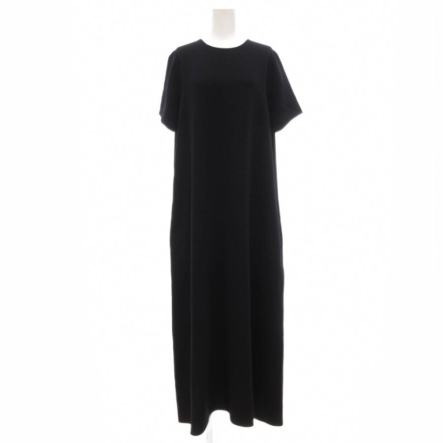 cainee 22SS Oversized maxi dress ワンピース 半袖 マキシ丈 F 紺