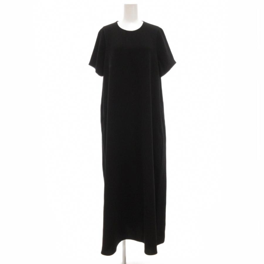 cainee 22SS Oversized maxi dress ワンピース 半袖 マキシ丈 F 黒