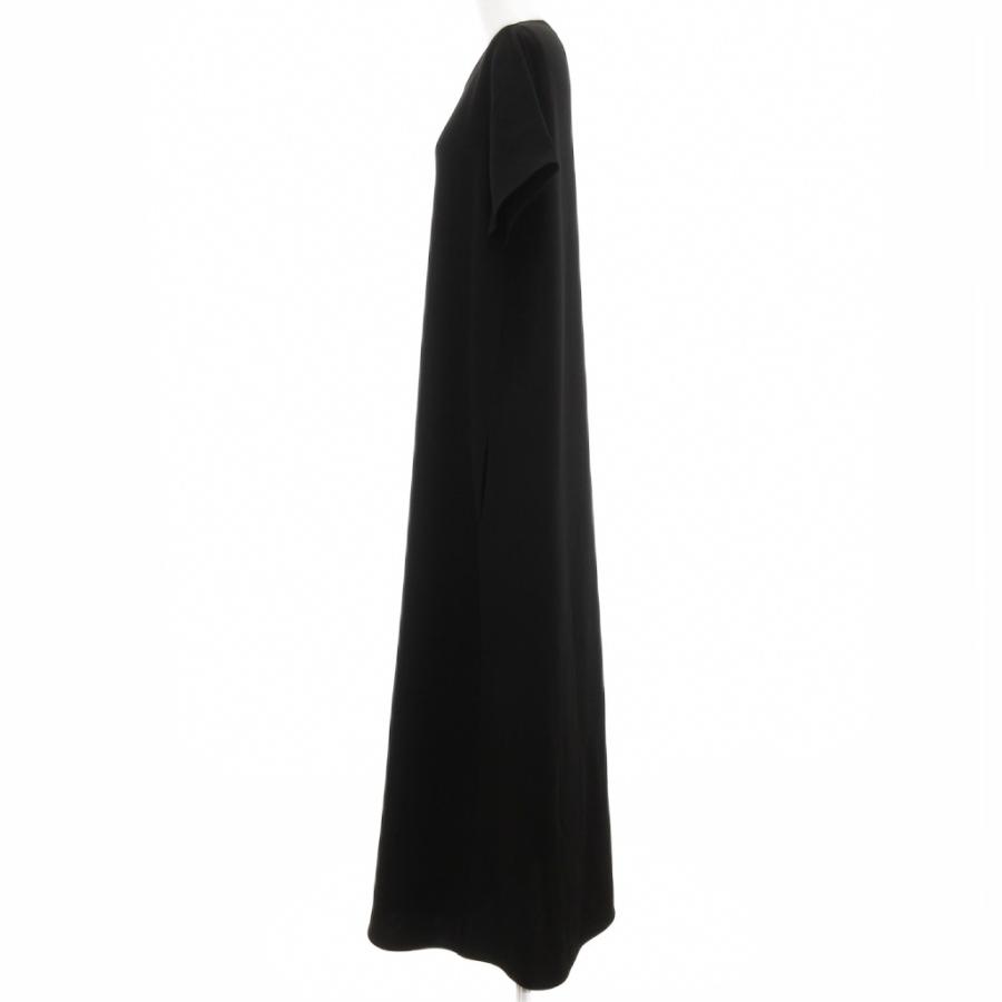 cainee 22SS Oversized maxi dress ワンピース 半袖 マキシ丈 F 黒