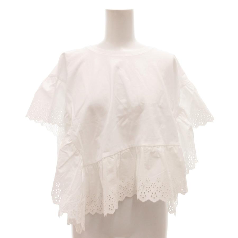 ルルロジェッタ ルールロジェット leur logette cotton frills top