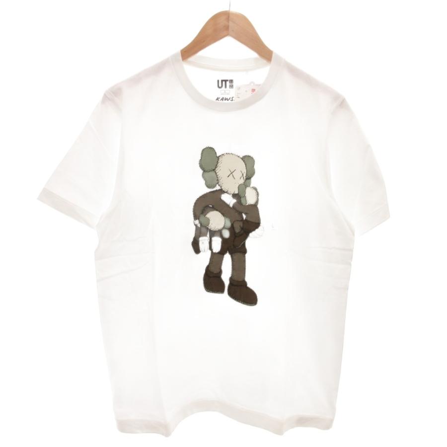 ユニクロ（UNIQLO） 未使用品 ×KAWS タグ付き Tシャツ プリント 半袖 L