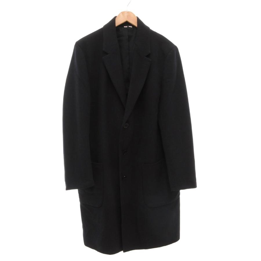 美品★UNIQLO★コトニエコラボ　ネイビー チェスターコート ベルト付き 美品☆UNIQLO☆コトニエコラボ ネイビー チェスターコート ベルト付き