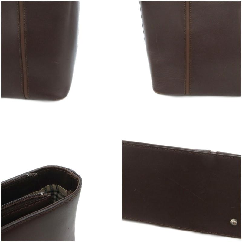 BURBERRY バーバリー トートバッグ ビジネス レザー 内側ノバ