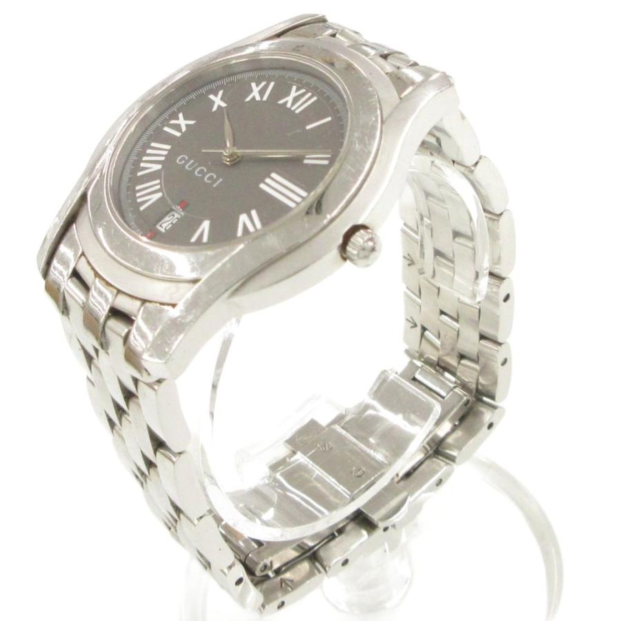 GUCCI アナログ時計 5500M 未使用品 GUCCI グッチ ジャンク品 シェリーライン デイト 腕時計 5500M