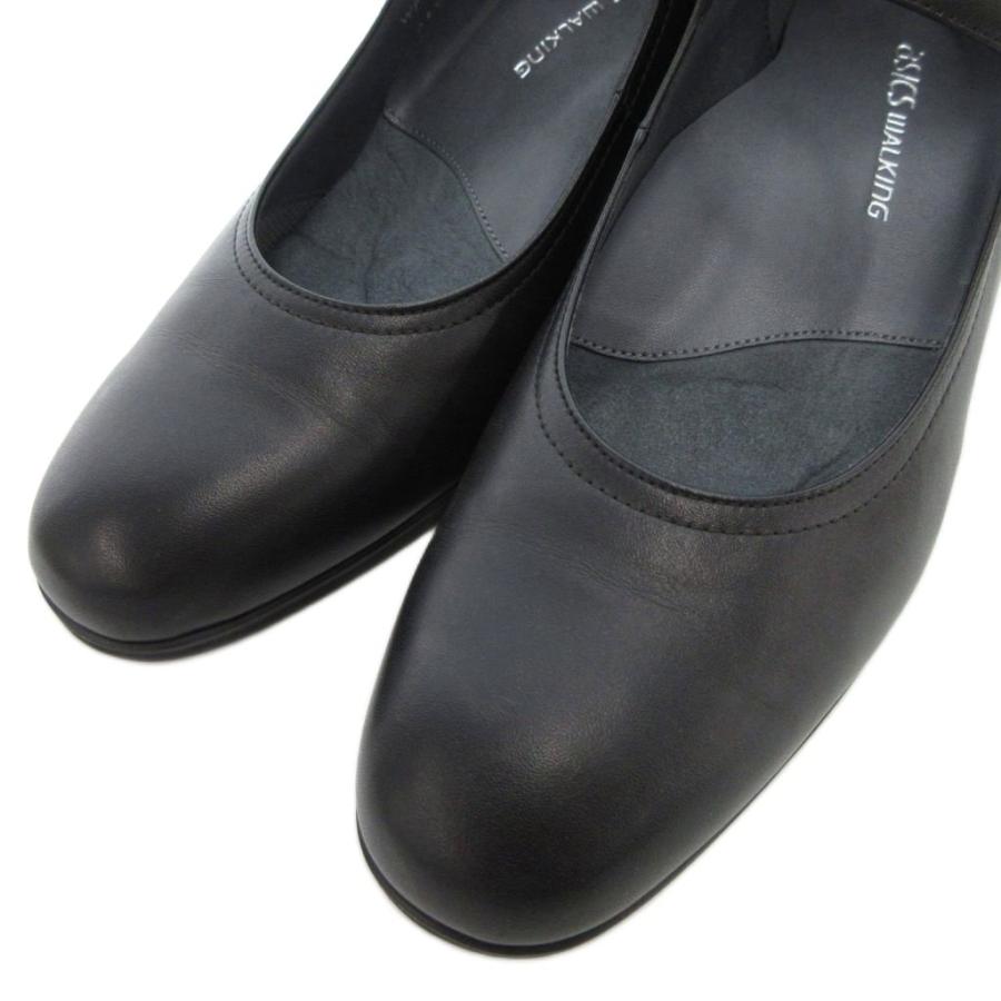 ASICS（アシックス） asics WALKING PEDALA ストラップ パンプス 牛革